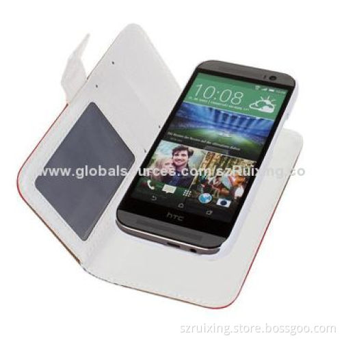 New 2-in-1 PU Leather Phone Case for HTC M8, with UK Flag Image and Stand Function